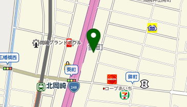 GiGO(ギーゴ) 北岡崎の地図画像