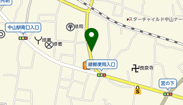 鰻の成瀬 横浜中山店の地図画像