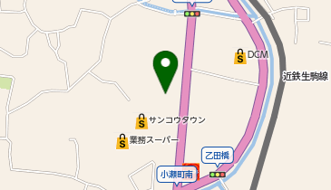 炭火焼肉 鶴兆 生駒店の地図画像