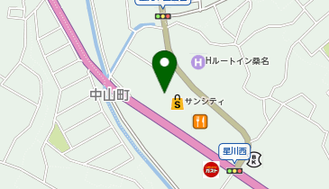 ココカラファイン 桑名サンシティ店の地図画像