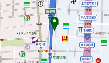 麺と無限の可能性 本町総本店の地図画像