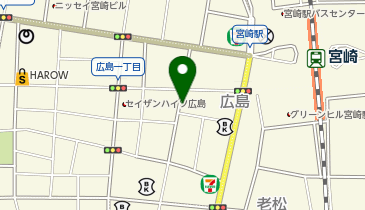 漿果堂パーラーの地図画像