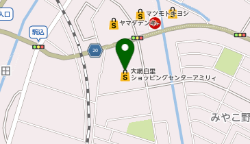 買取はち8 イオン大網白里店の地図画像