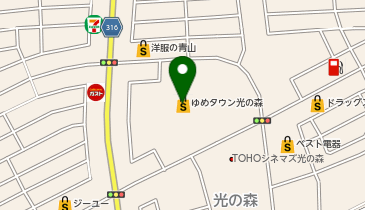 DHC直営店 ゆめタウン光の森店の地図画像