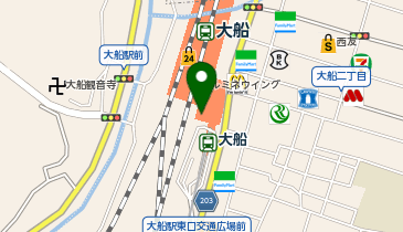 ショップイン 大船ルミネウィング店の地図画像