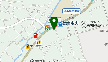 マハロ港南スポーツはりきゅう接骨院の地図画像