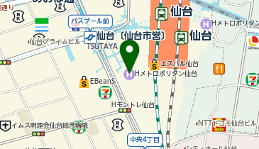 SOCIE esthetic(エステティックサロンソシエ) ホテルメトロポリタン仙台店の地図画像