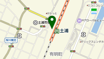 栗処くりと プレイアトレ土浦店の地図画像