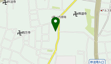 修行寺の地図画像