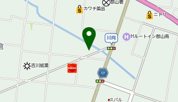 羅布乃瑠沙羅英慕 郡山南店の地図画像