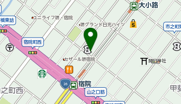 サンビル堺の地図画像