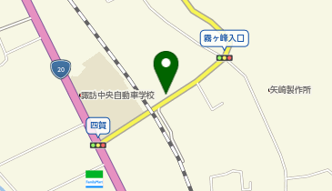 グレイシーバッハ 長野 諏訪の地図画像