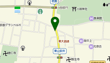 嵐湯 祇園別邸の地図画像