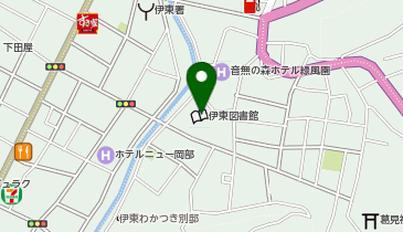 伊東市 生涯学習センター 中央会館の地図画像