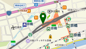 DHC(ディーエイチシー)直営店 京阪モール店の地図画像