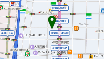 BANANA RECORD(バナナレコード) Brooklyn Parlor OSAKA店の地図画像