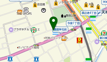 タカチホカメラ 天神店の地図画像