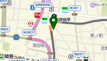 BANANA RECORD(バナナレコード) 岐阜店の地図画像