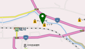 mac(マック) 佐川店の地図画像