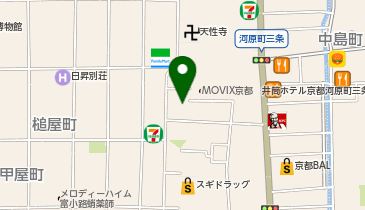 京都ローストビーフ大野 新京極店の地図画像