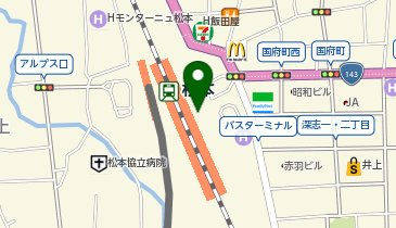 ROSEMARY(ローズマリー) MIDORI松本店の地図画像