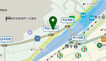 アクセア 市ヶ谷八幡町店の地図画像