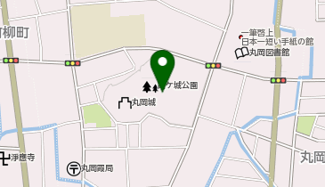 丸岡城マチヨリマーケットの地図画像