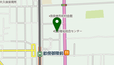 奈良県聴覚障害者支援センターの地図画像