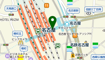 スターバックスティー&カフェ JR名古屋駅 中央コンコース店の地図画像