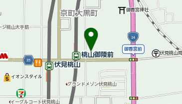 ステップスポーツ 伏見桃山店の地図画像