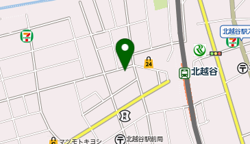 北越谷ミンサー接骨院の地図画像