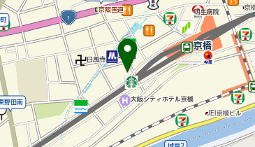 afrodite hair&treatment(アフロディーテ ヘアー アンド トリートメント) 京橋店の地図画像
