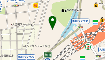 UMEKITA GREEN PLACE(うめきたグリーンプレイス)の地図画像
