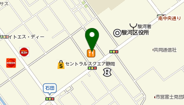 沼津魚がし鮨 流れ鮨静岡石田店の地図画像