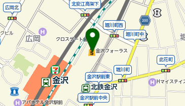 キデイランド 金沢フォーラス店の地図画像