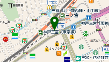 KINOKUNIYA entree(キノクニヤ アントレ) 神戸さんちか店の地図画像