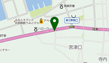 魚源 西舞鶴みなと店の地図画像