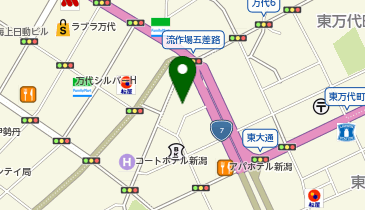 松陰高等学校 新潟中央校の地図画像