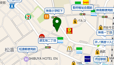 渋谷よしもと漫才劇場の地図画像