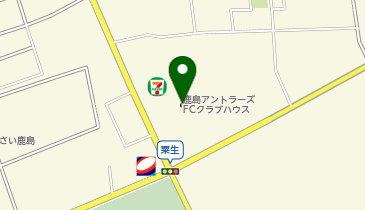 ANTLERS OFFICIAL STORE CLUBHOUSE(鹿島アントラーズオフィシャルストアクラブハウス)の地図画像