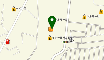 牛角焼肉食堂 ベルモール宇都宮店の地図画像