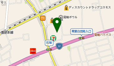 ホダカ 熊本菊陽店の地図画像