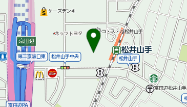 志津屋 フレスト松井山手店の地図画像
