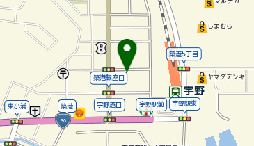 エビとカニが歌う場所 岡山玉野宇野駅前店の地図画像