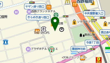おにぎり処 岩田屋天神店の地図画像