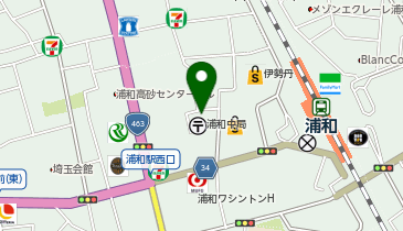 有楽家 浦和駅西口店の地図画像