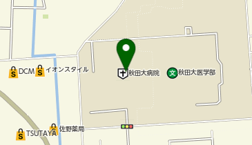 レストラン光琳 秋田大学病院店の地図画像