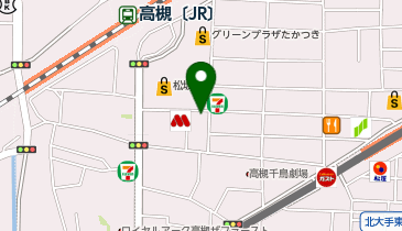 zen place(ゼン プレイス) ピラティス 高槻の地図画像