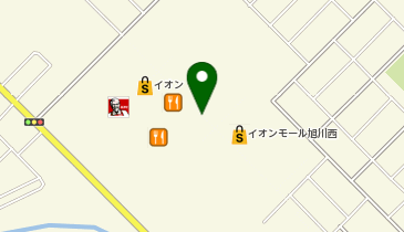 バーガーキング イオンモール旭川西店の地図画像