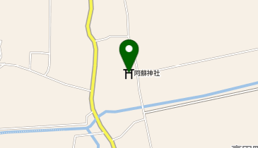 筑後乃国阿蘇神社の地図画像